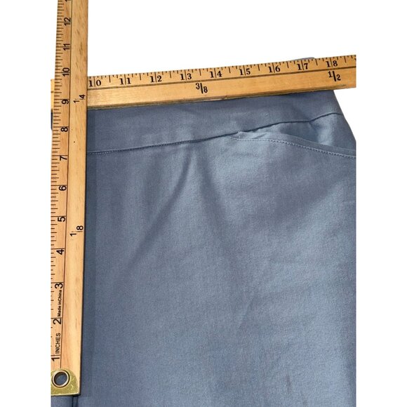 Croft & Barrow Womens Effortless Stretch Pants Blue Size 16 Regular - Picture 6 of 7